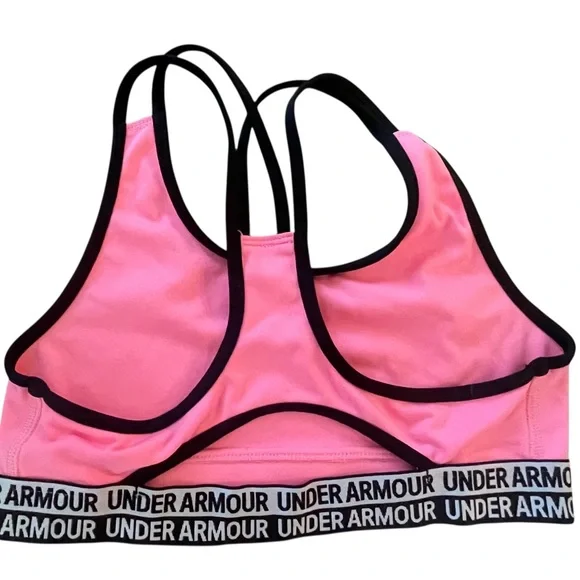 Under Armour Pink and Black Sports Bra - Picture 4 of 4